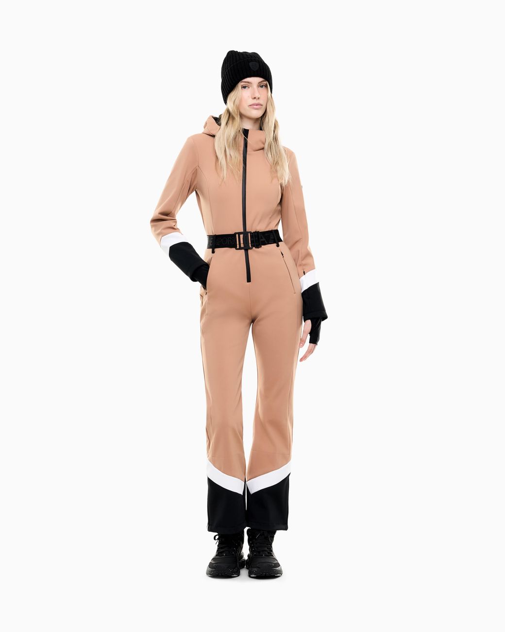 EA7 White Technical Ski Suit