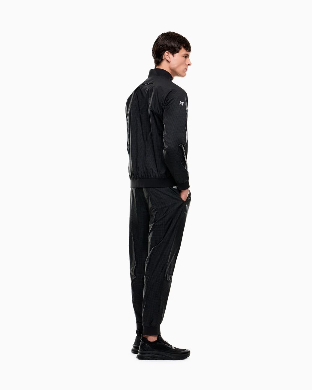 EA7 Black Dynamic Athlete Tracksuit for men