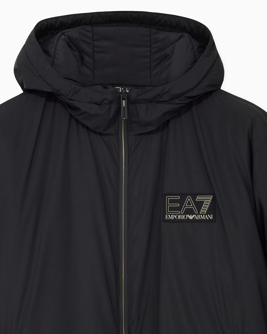 EA7 Blue Blouson Jacket Premium Label With Oversized Fit for men