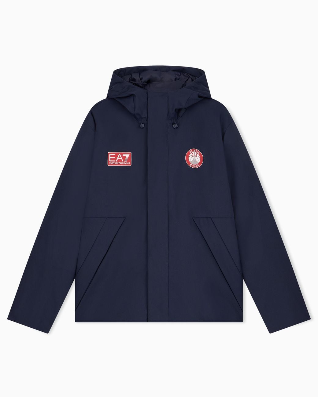 EA7 Blue Armani Olimpia Milano Padded Jacket for men