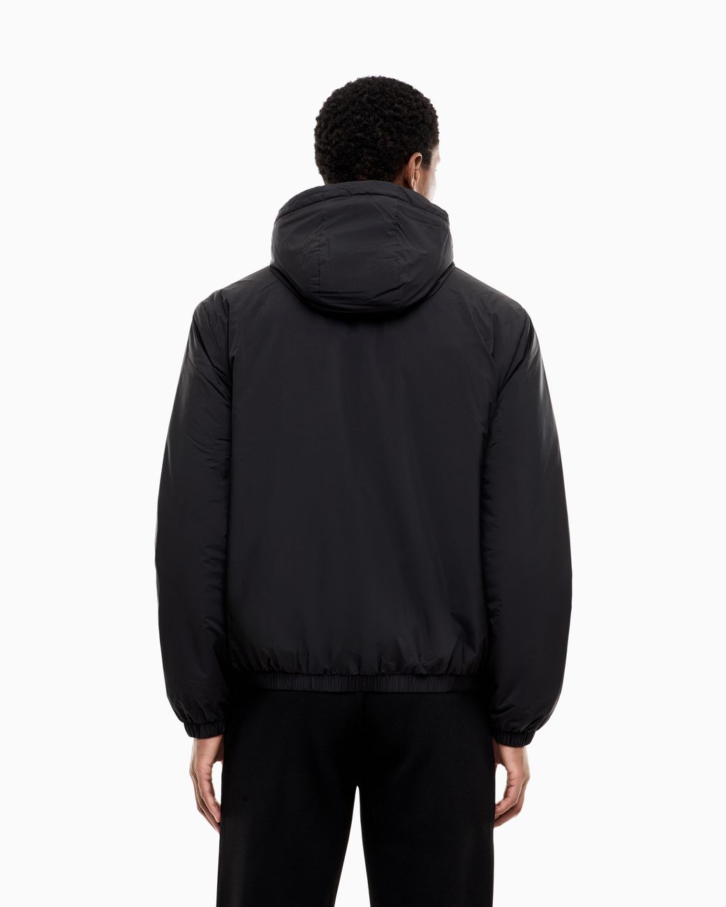 EA7 Blue Blouson Jacket Premium Label With Oversized Fit for men