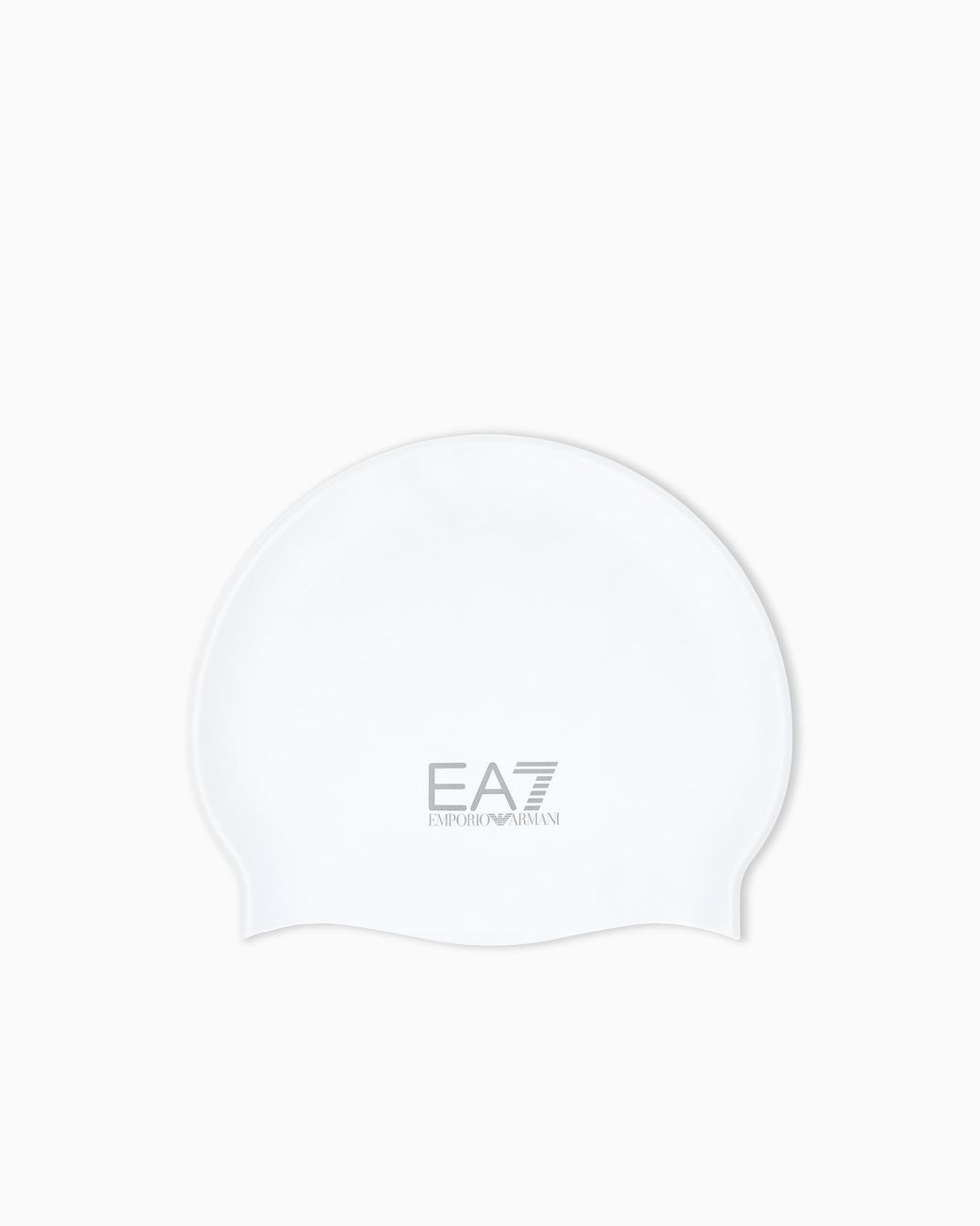 EA7 White Silicone Cap