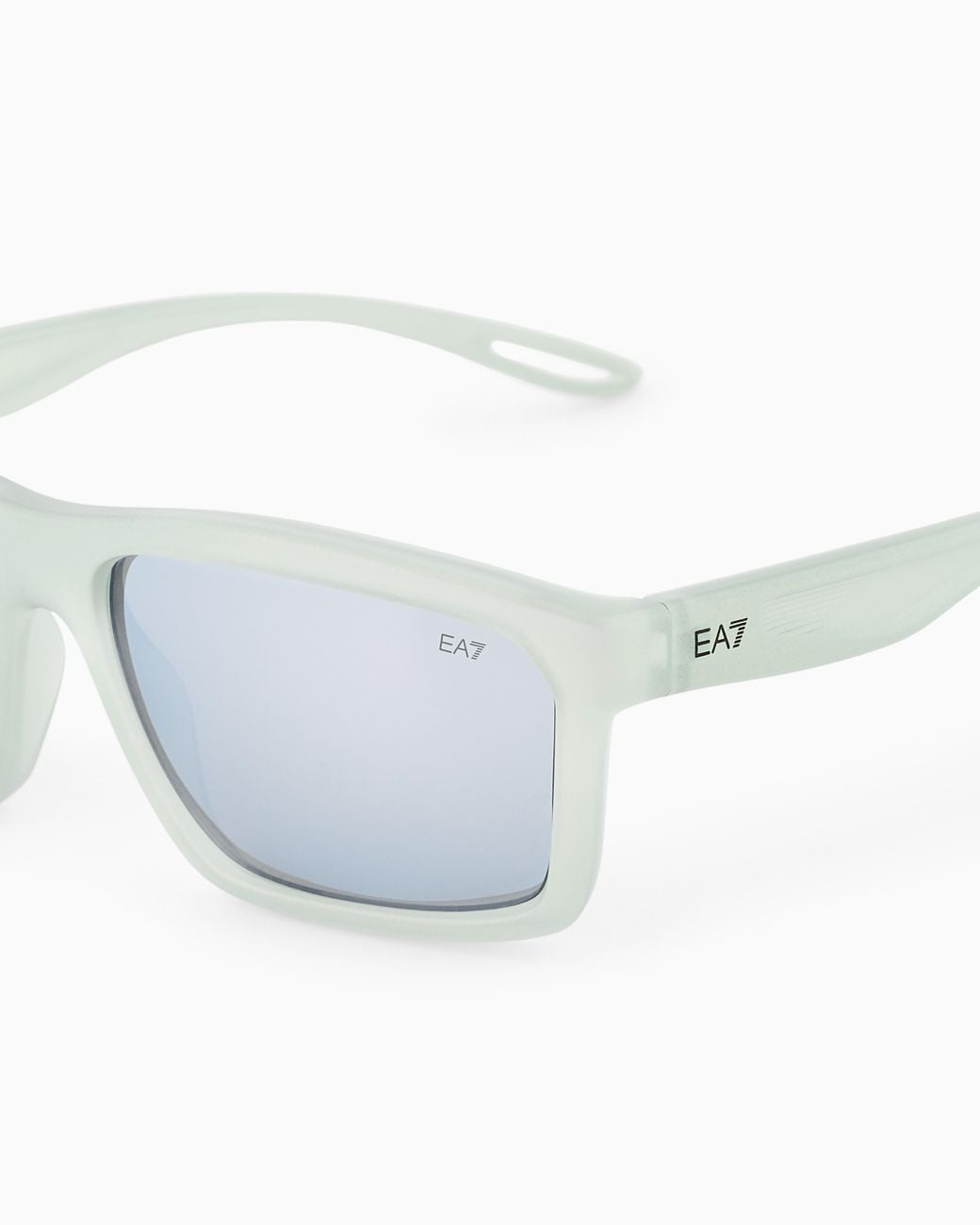EA7 White Rectangular-Shaped Sunglasses for men