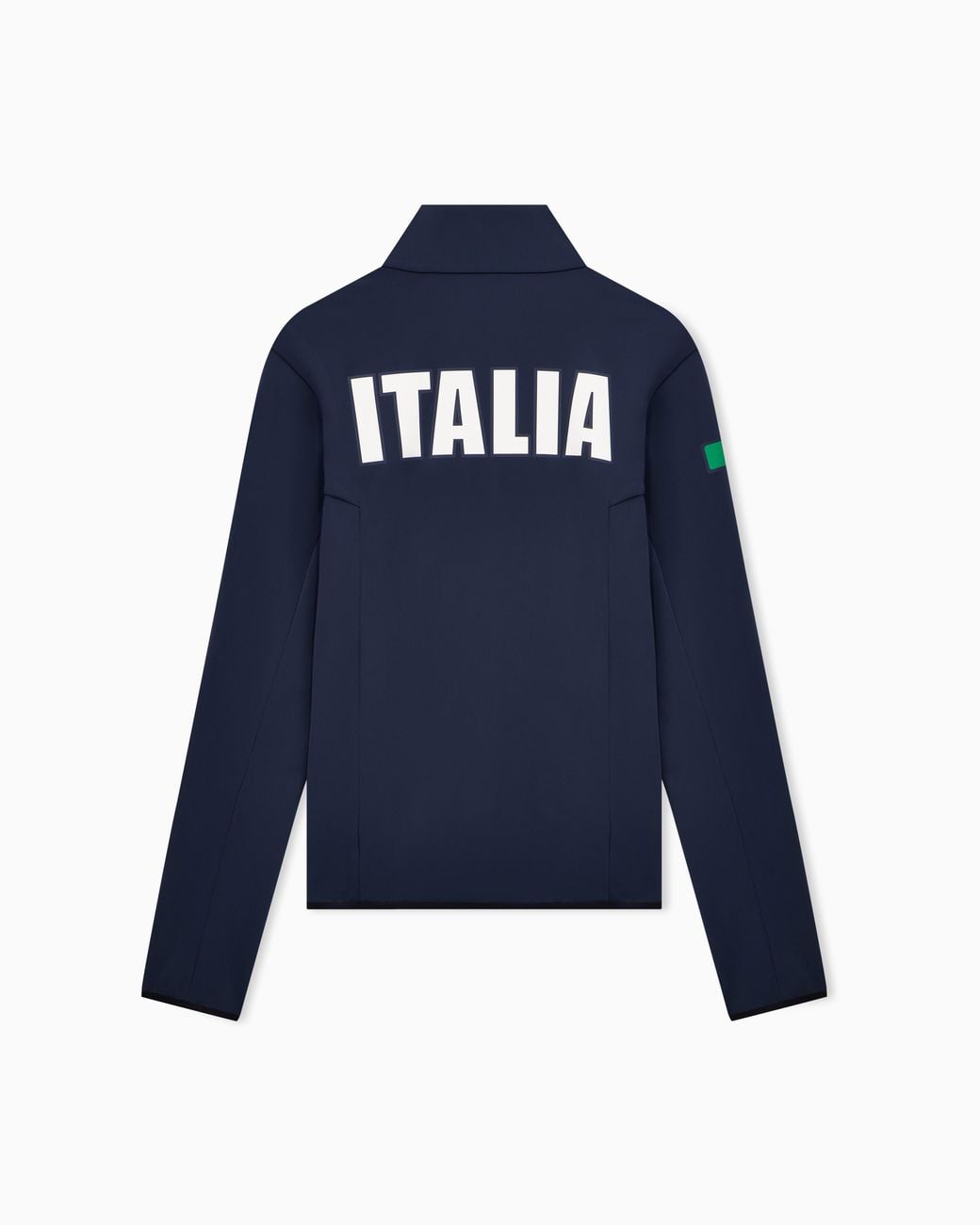 EA7 Blue Fisi Collection Powerstretch Zip-Up Sweatshirt