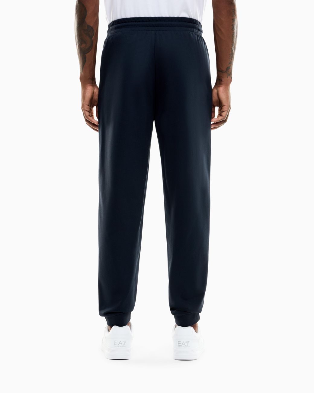 EA7 Blue Armani Olimpia Milano Jersey Joggers for men