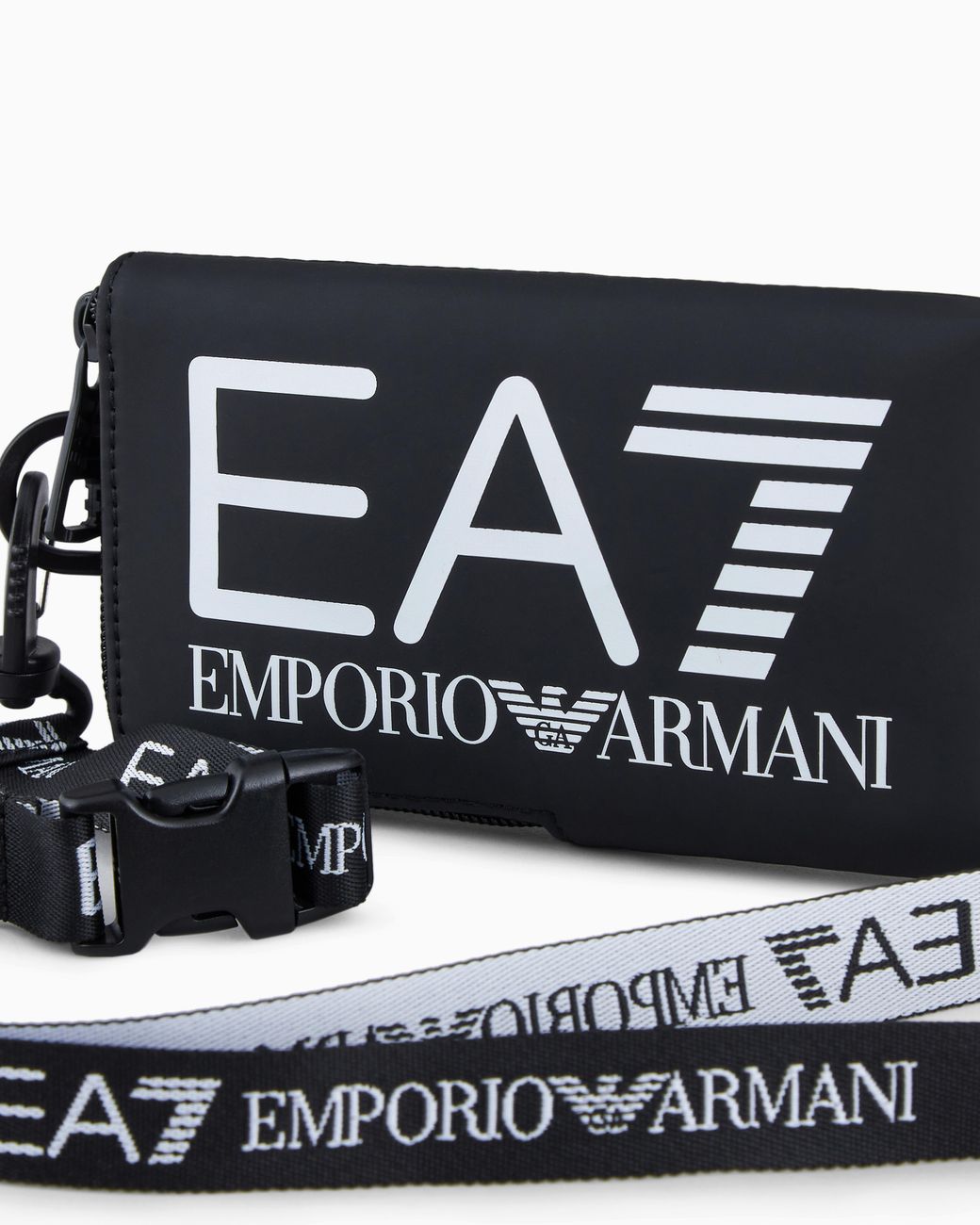 EA7 White Mobile Phone Holder With Oversized Logo