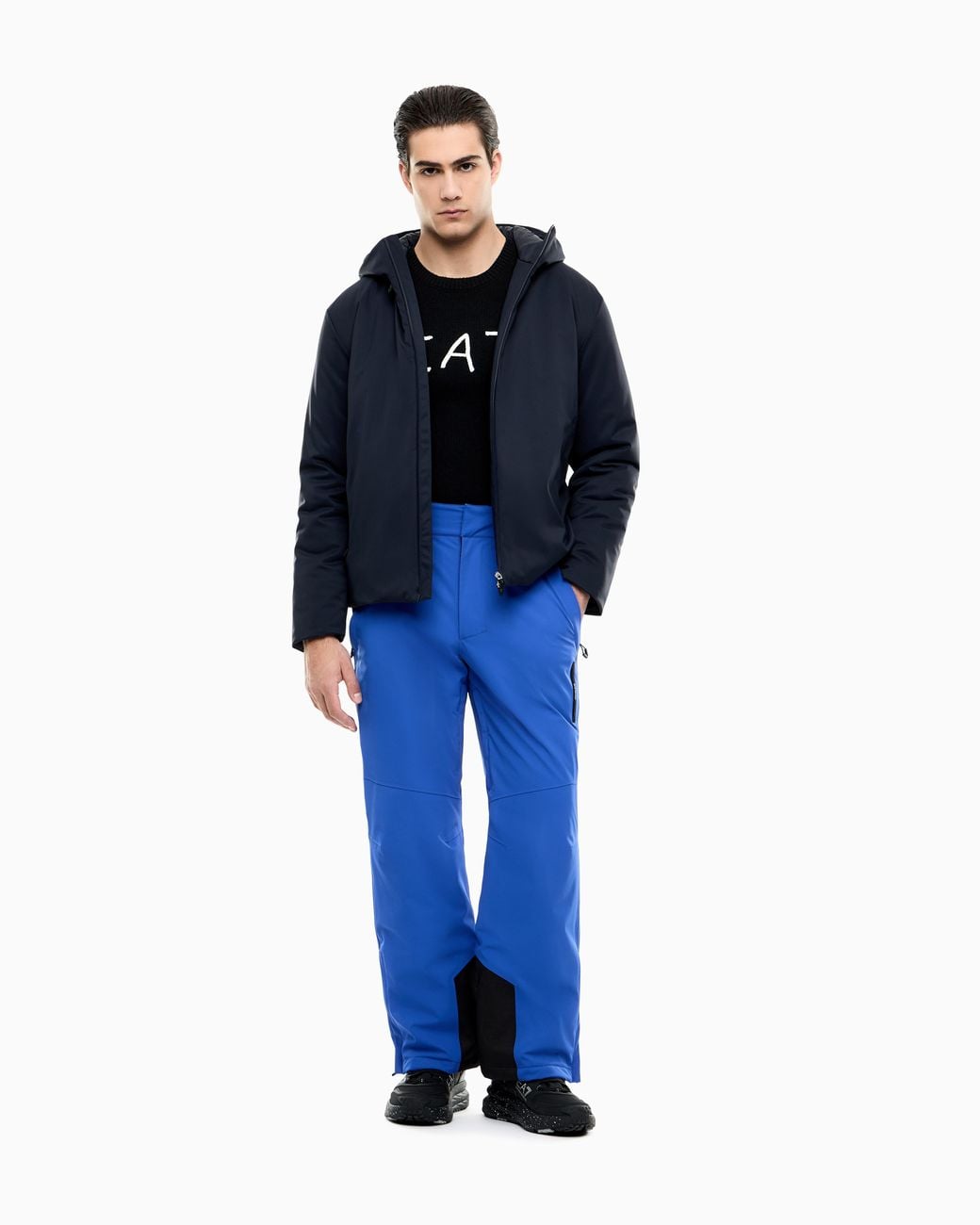 EA7 Blue Ski Trousers for men
