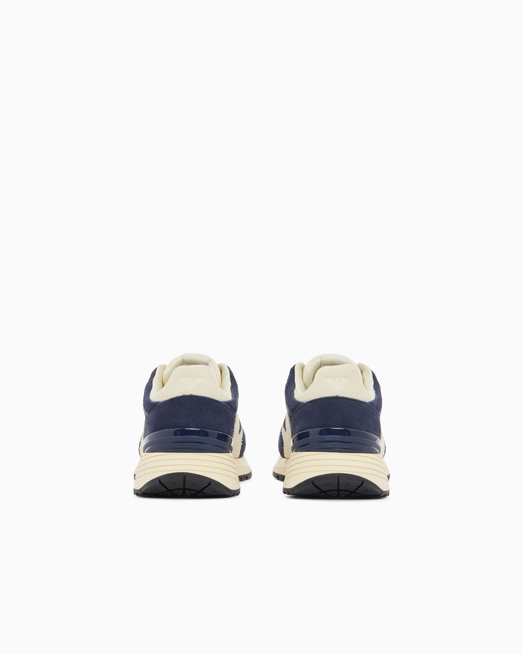 EA7 Blue Otg And Velo Suede Sneakers