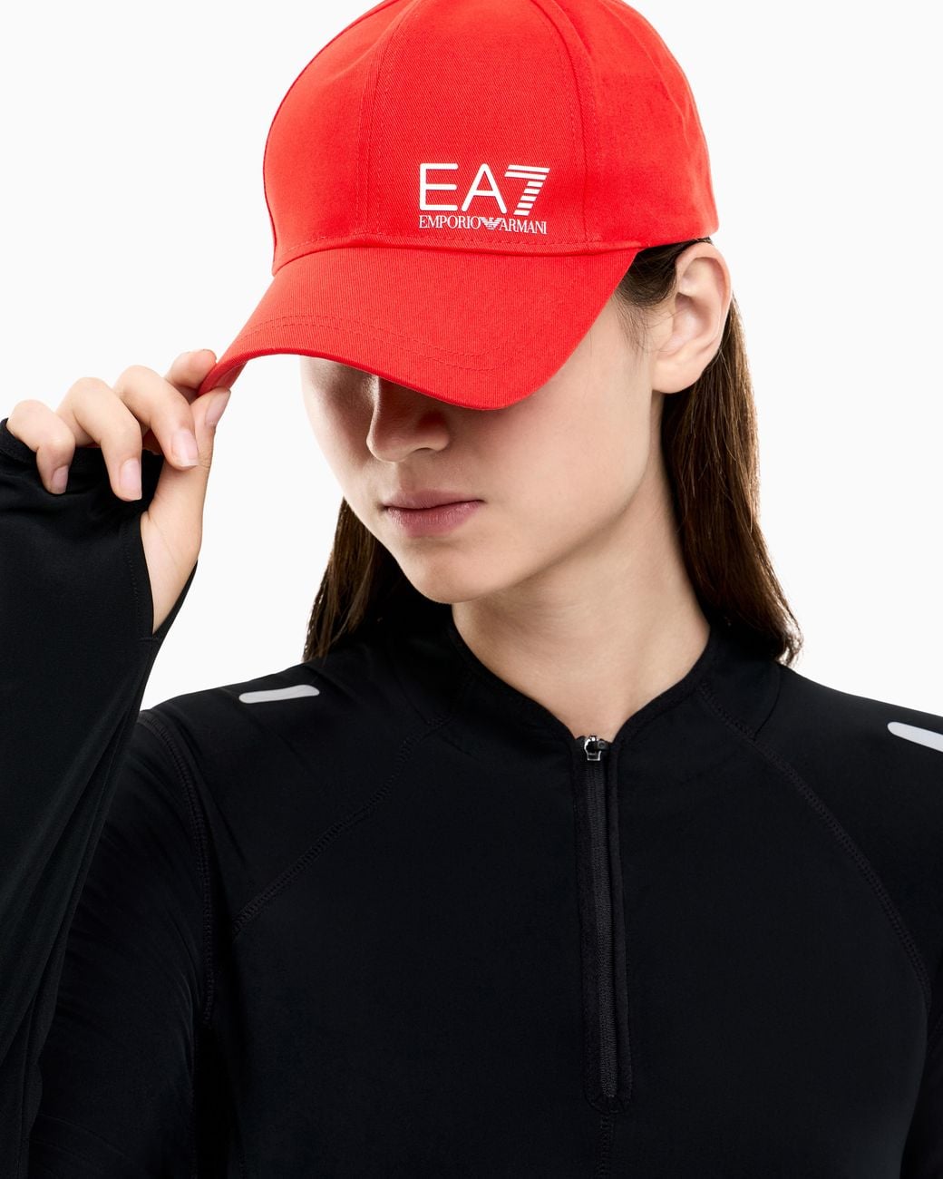 EA7 Red Logo Cap