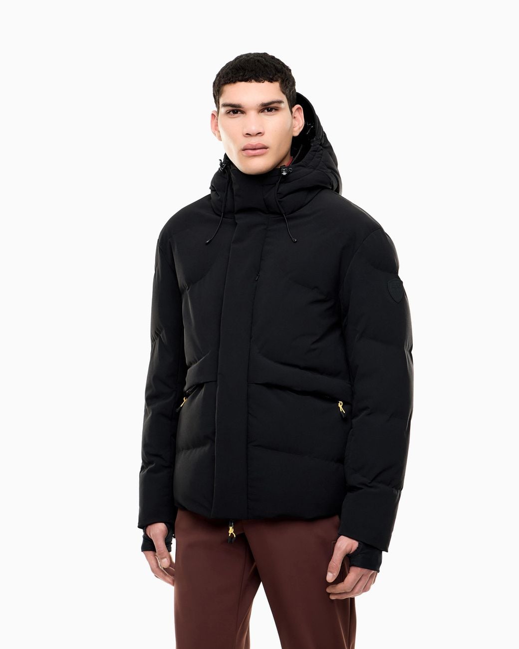 EA7 Blue Technical Ski Jacket With Ardor7 Padding for men