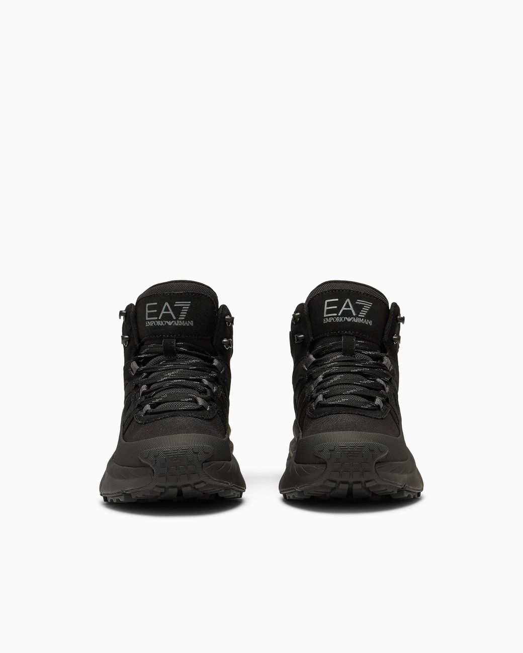 EA7 Black Crusher Sonic Boot Sneakers