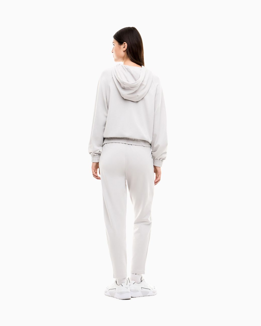 EA7 White Tracksuit Regular Fit Hooded