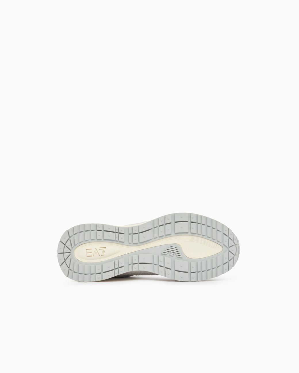 EA7 White Otg And Tech Suede And Mesh Sneakers