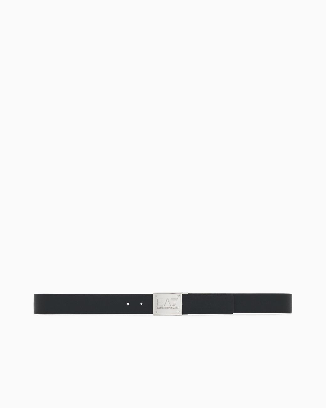 EA7 White Reversible Belt