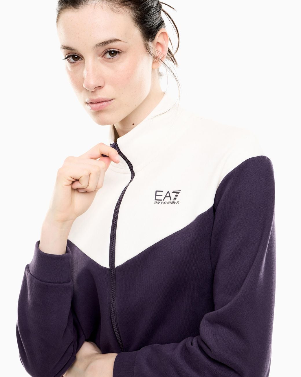 EA7 Purple Oversized Tracksuit