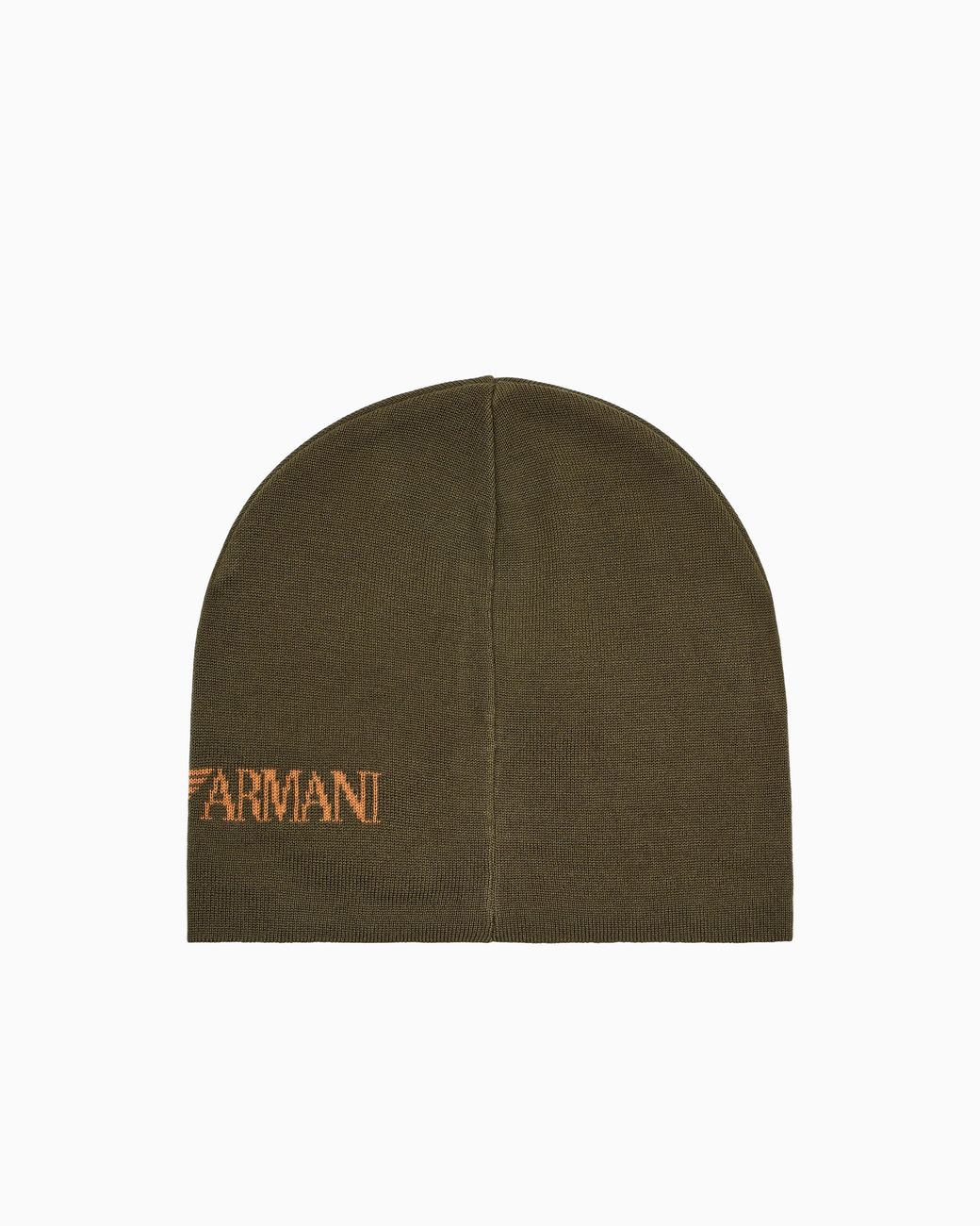 EA7 Green Knitted Beanie Hat With Logo