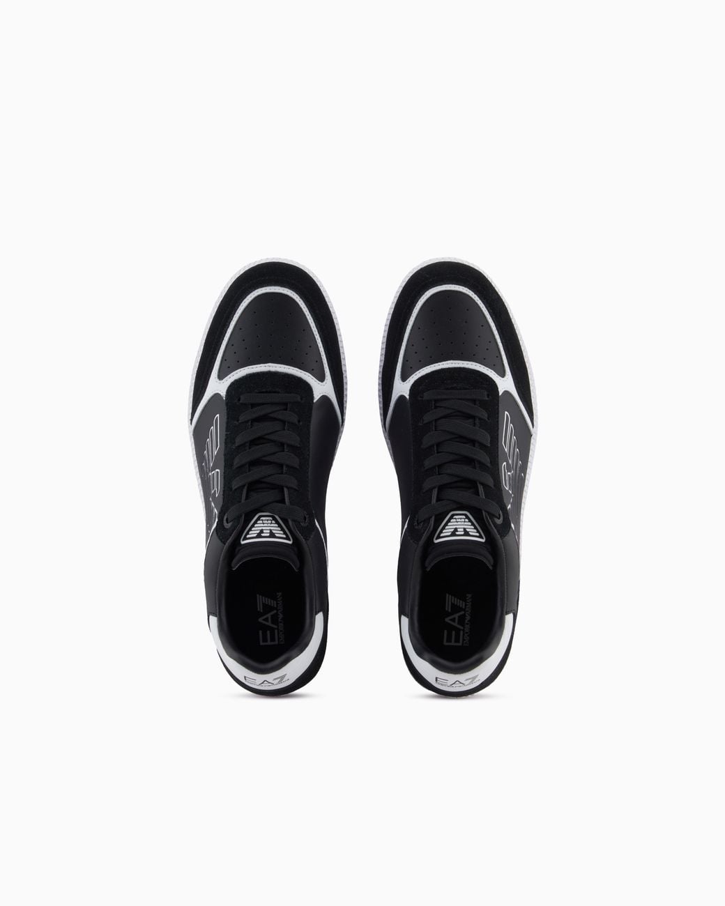EA7 White High-Top Sneaker