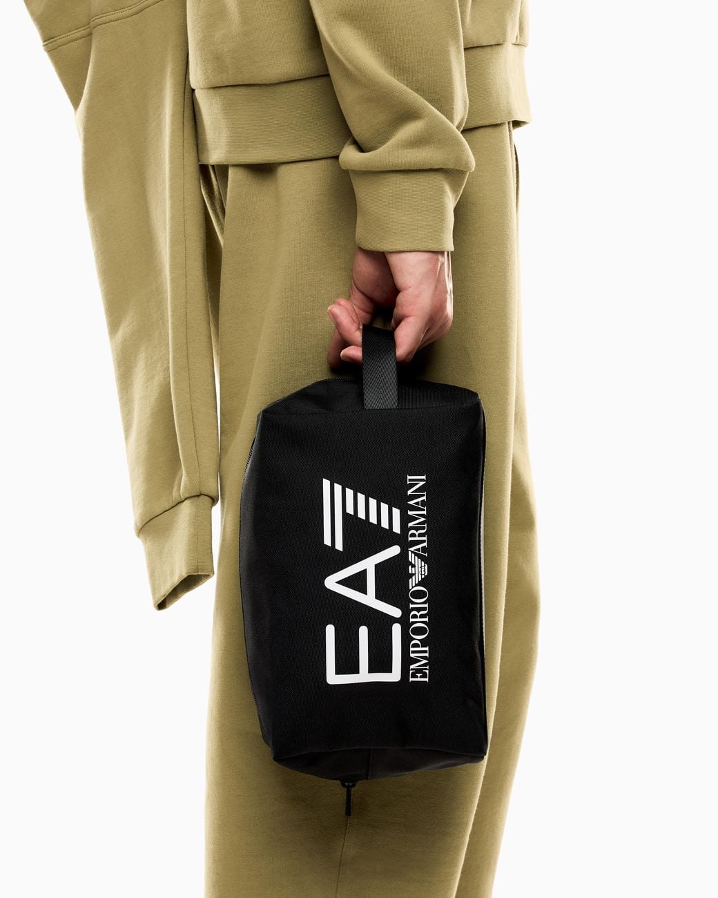 Beauty Case Train Core Con Logo di EA7 in Black