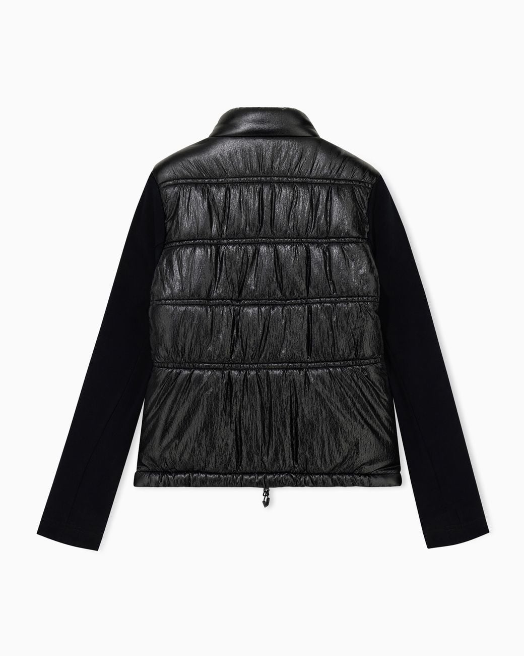 EA7 Black Blouson Jacket Ski With Regular Fit And Lightweight Padding