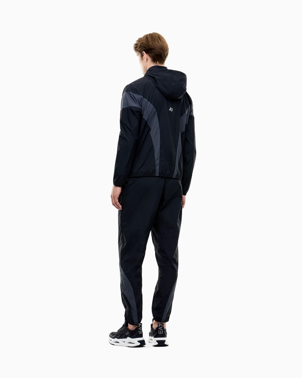 EA7 Blue Hooded Tracksuit Ventus 7 for men