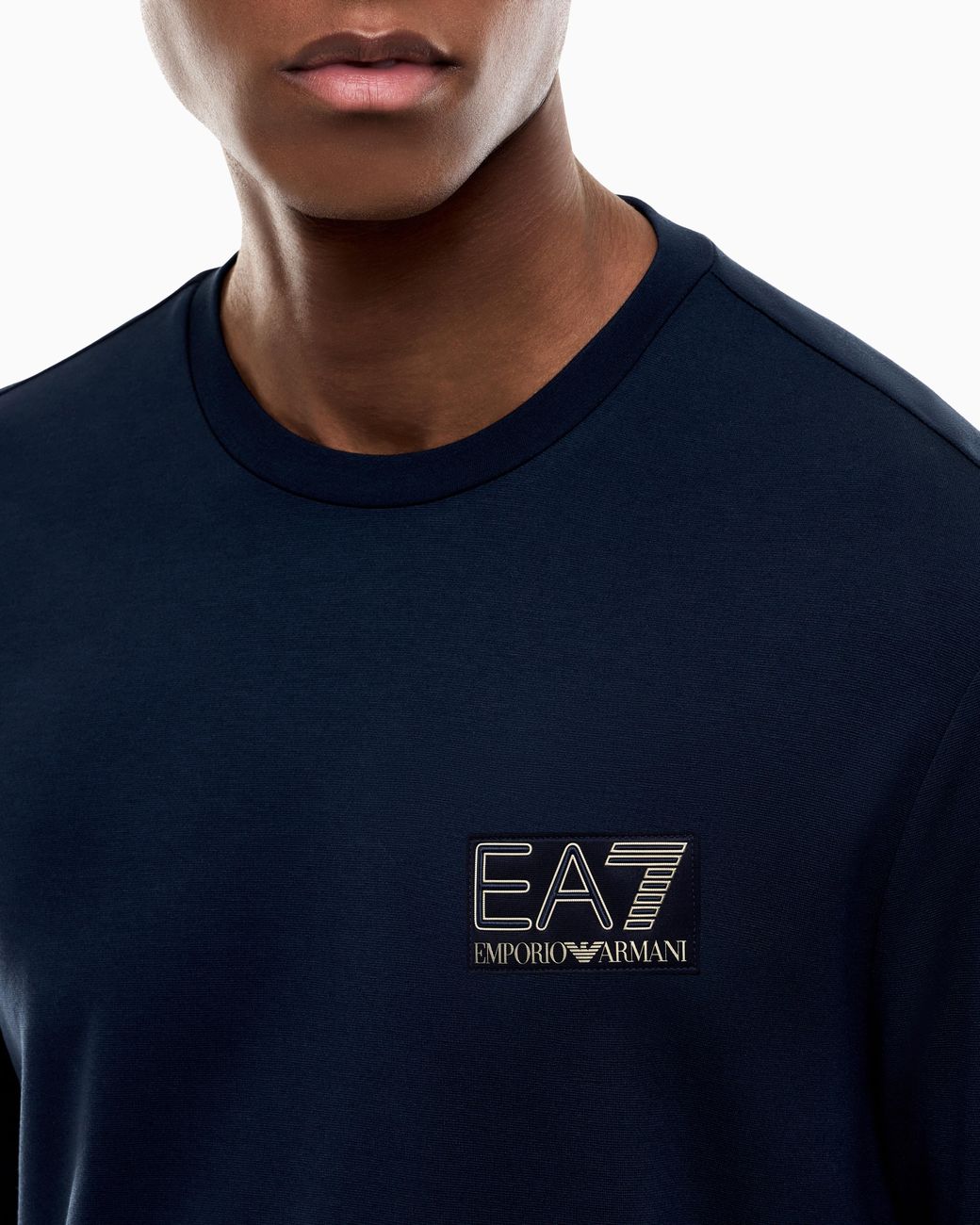 EA7 Blue Regular Fit T-Shirt Premium Label for men