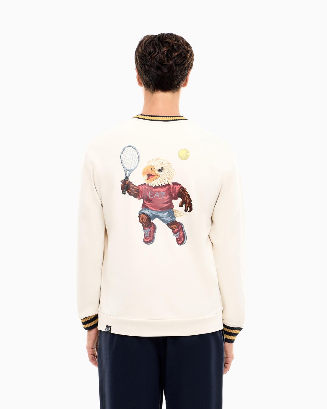 EA7 Natural Sweatshirt Graphic Series Regular Fit for men