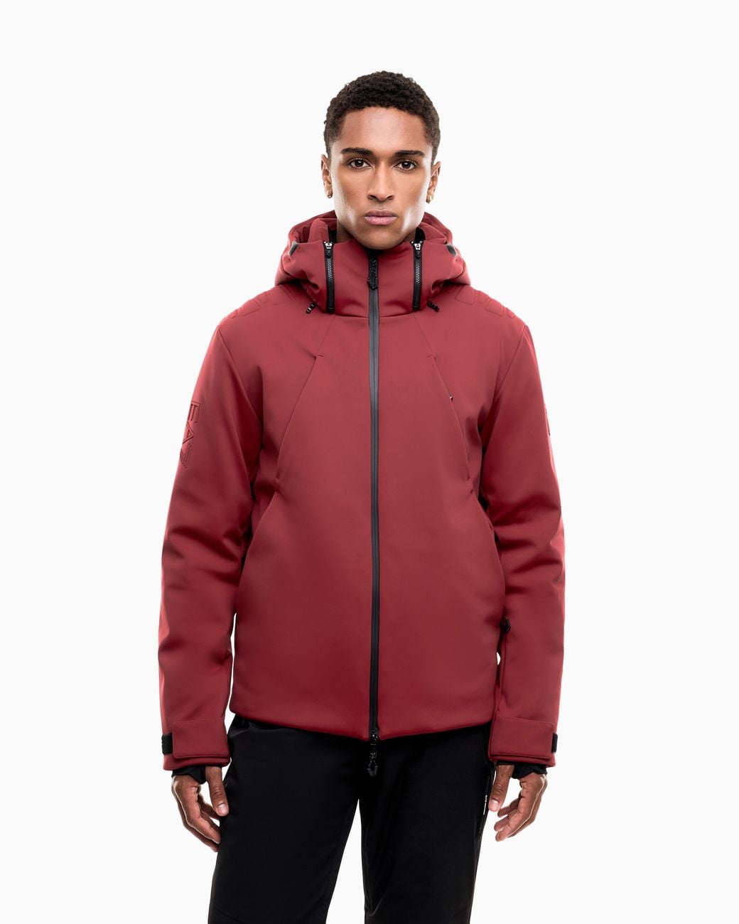 EA7 Red Technical Ski Jacket for men