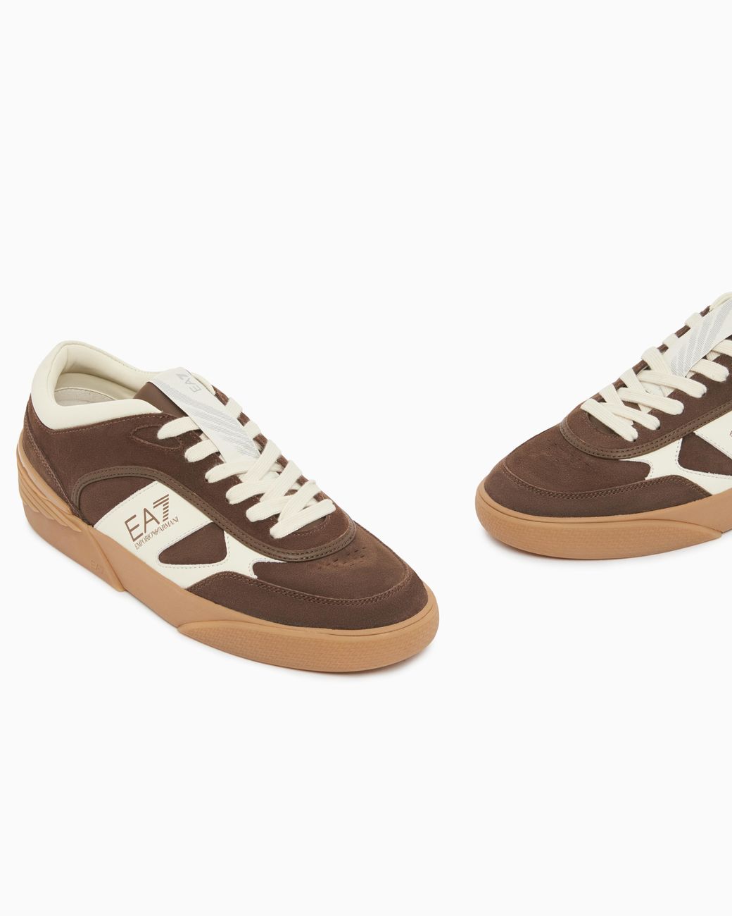 EA7 Brown Otg Pride Velo Sneakers
