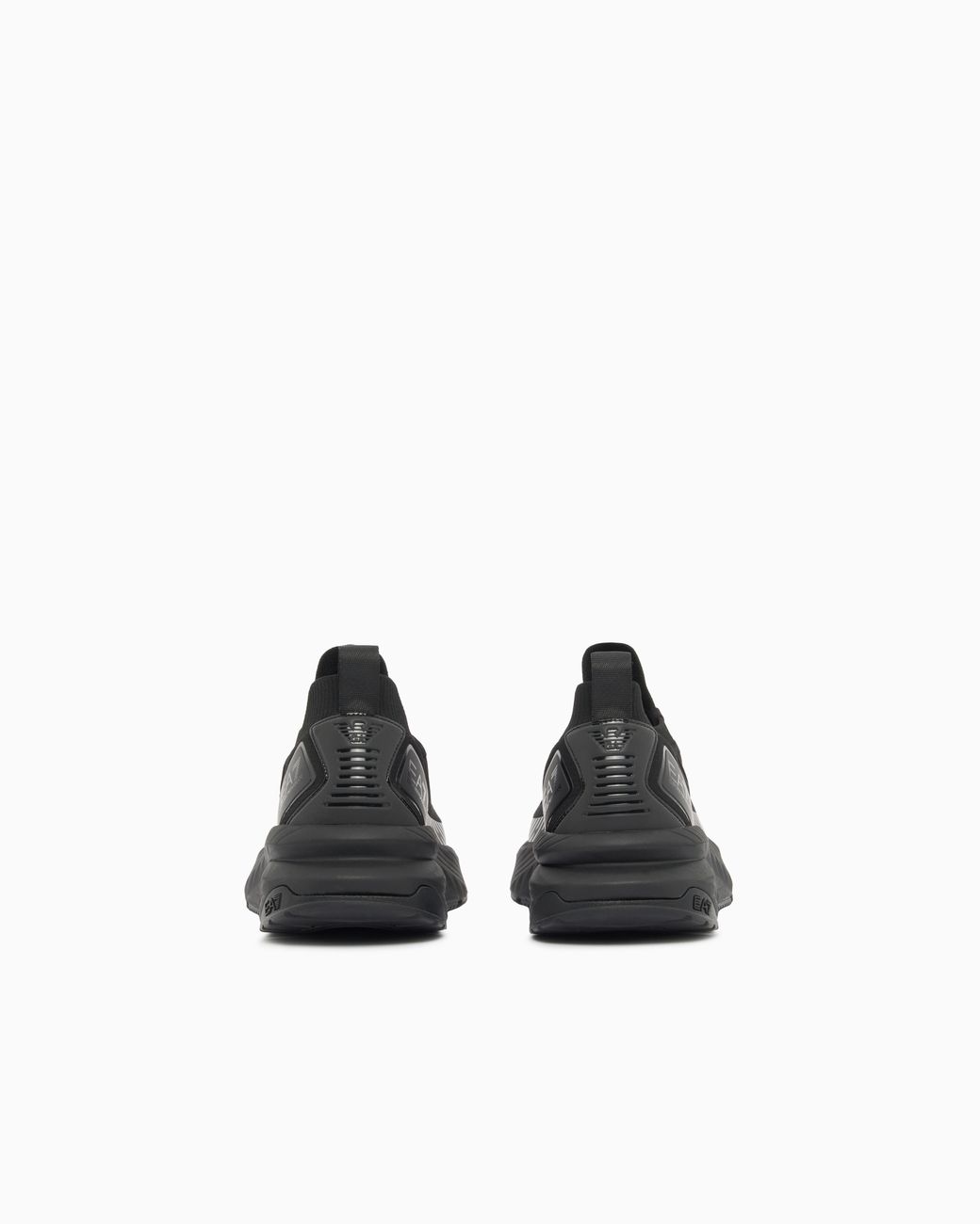 EA7 Black Crusher Sonic Knit Sneakers