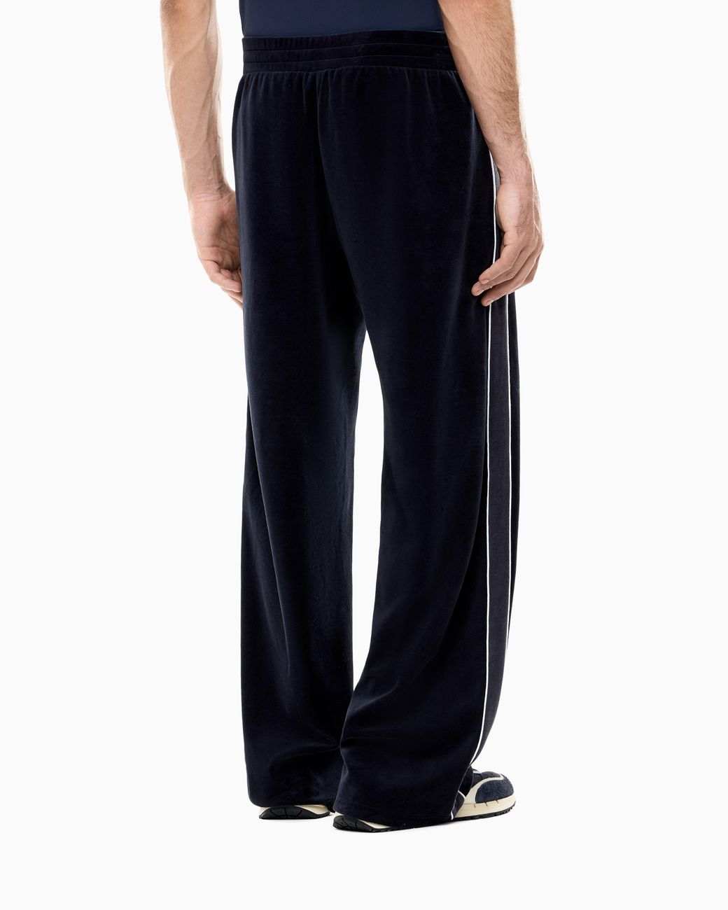 EA7 Blue Regular Fit Trousers Tennis Club for men