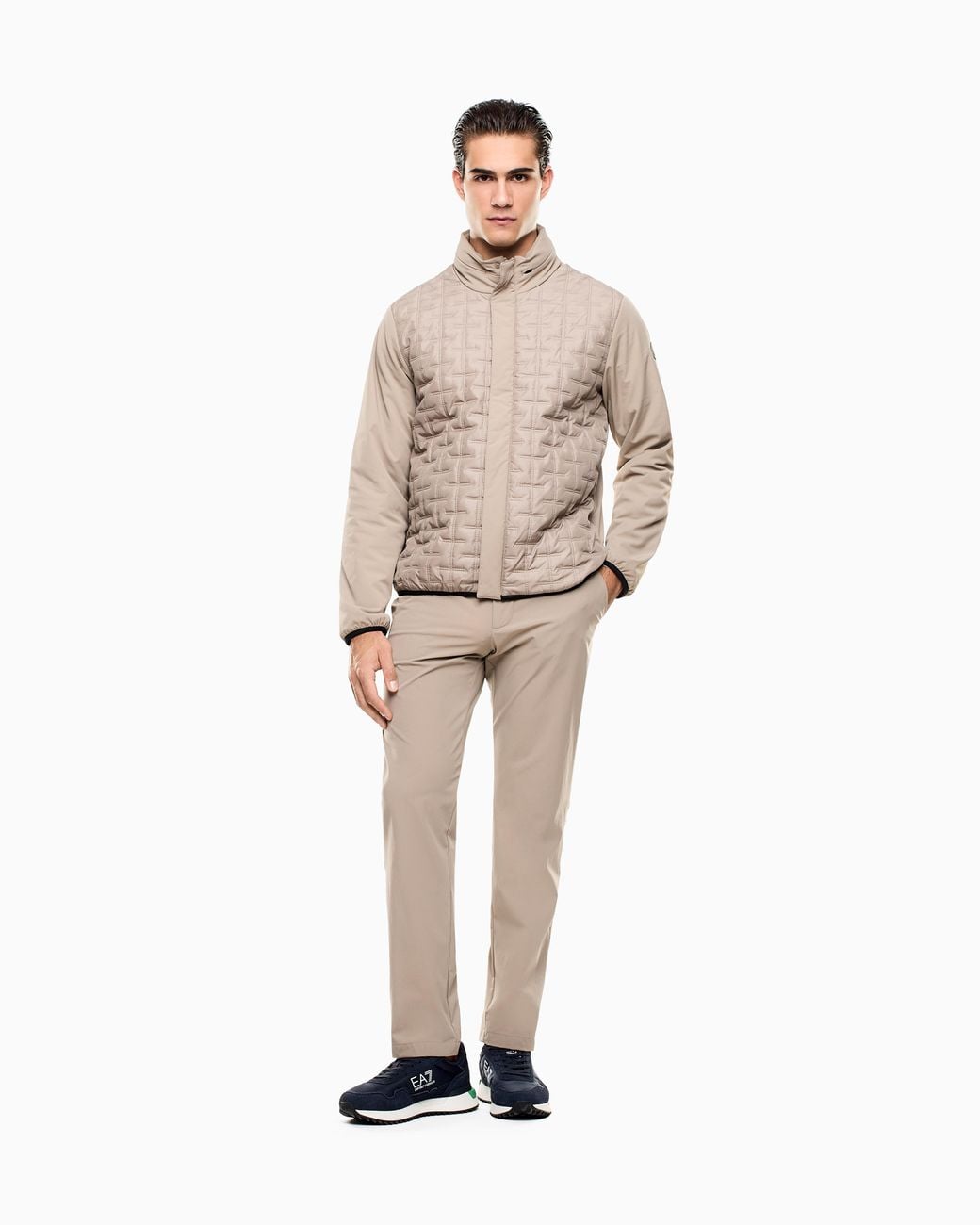 EA7 Natural Golf Pro Ventus7 Technical Fabric Jacket for men