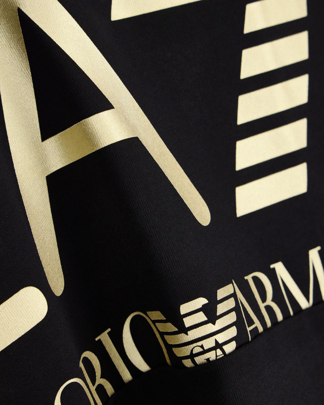 EA7 Black T-Shirt Logo Series for men