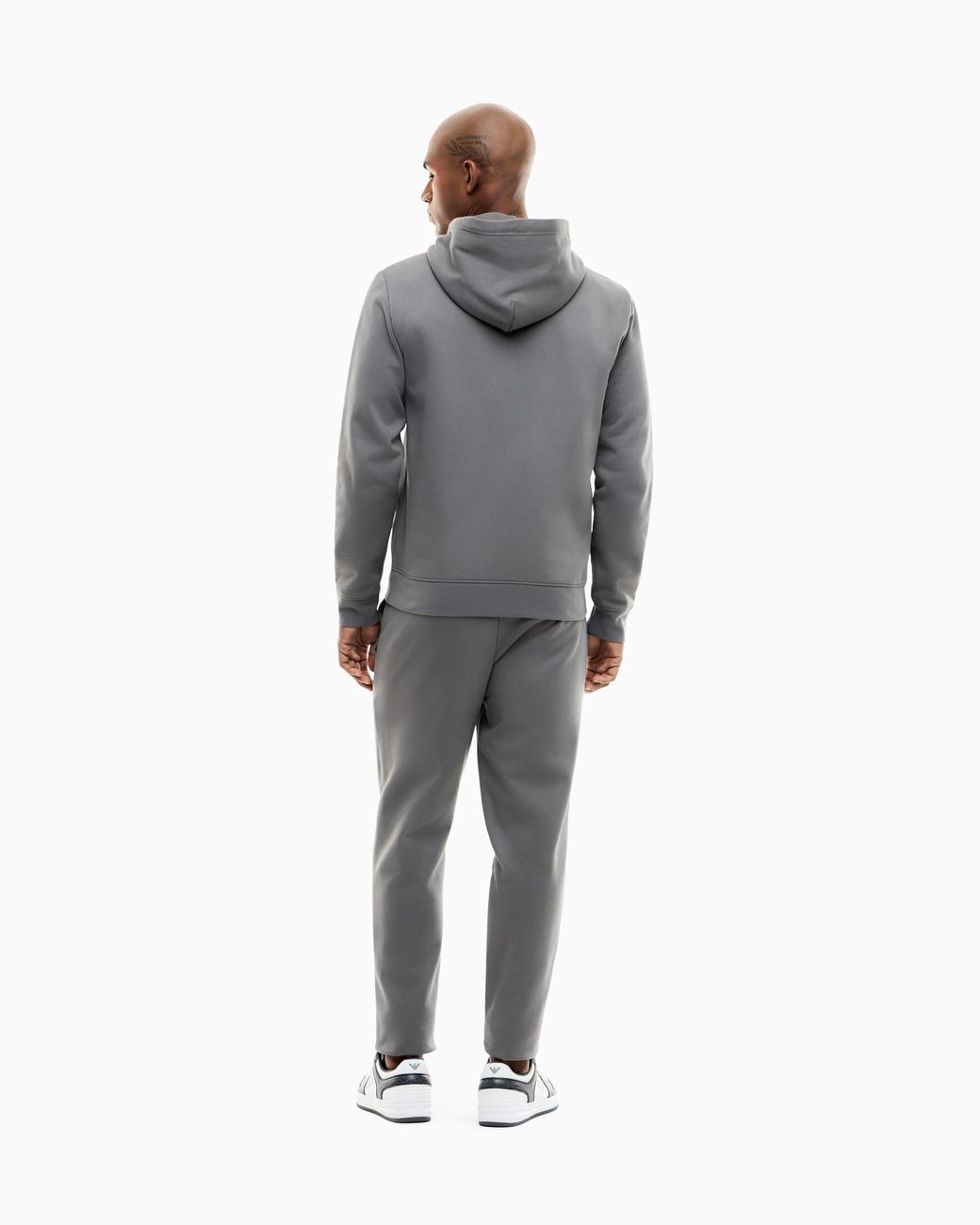 EA7 Gray Tracksuit Visibility Regular Fit Hooded for men
