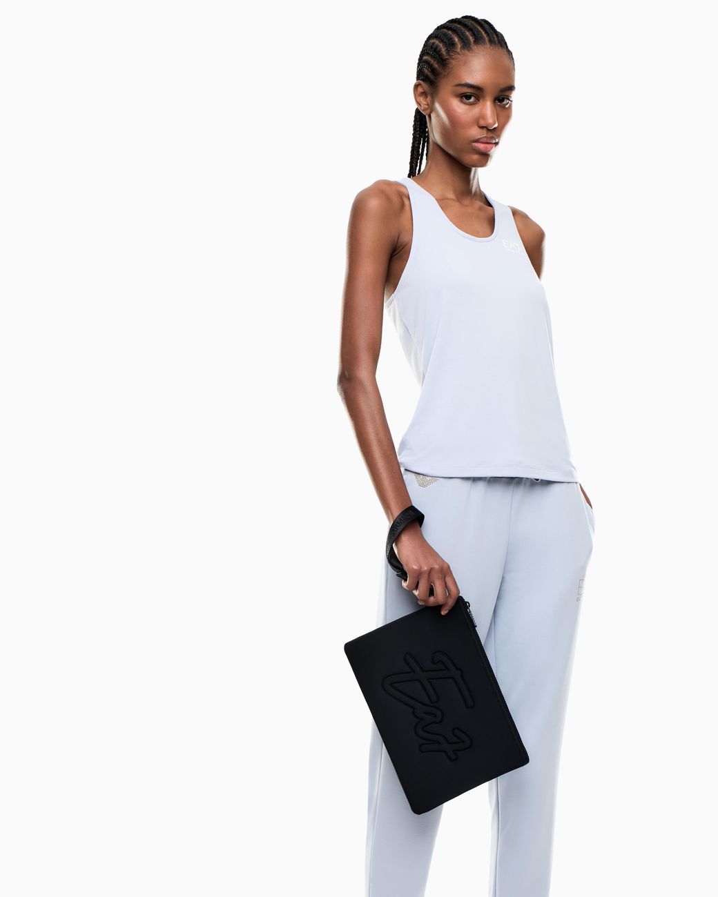EA7 Black Neoprene Pouch