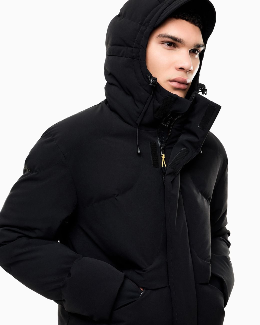 EA7 Blue Technical Ski Jacket With Ardor7 Padding for men