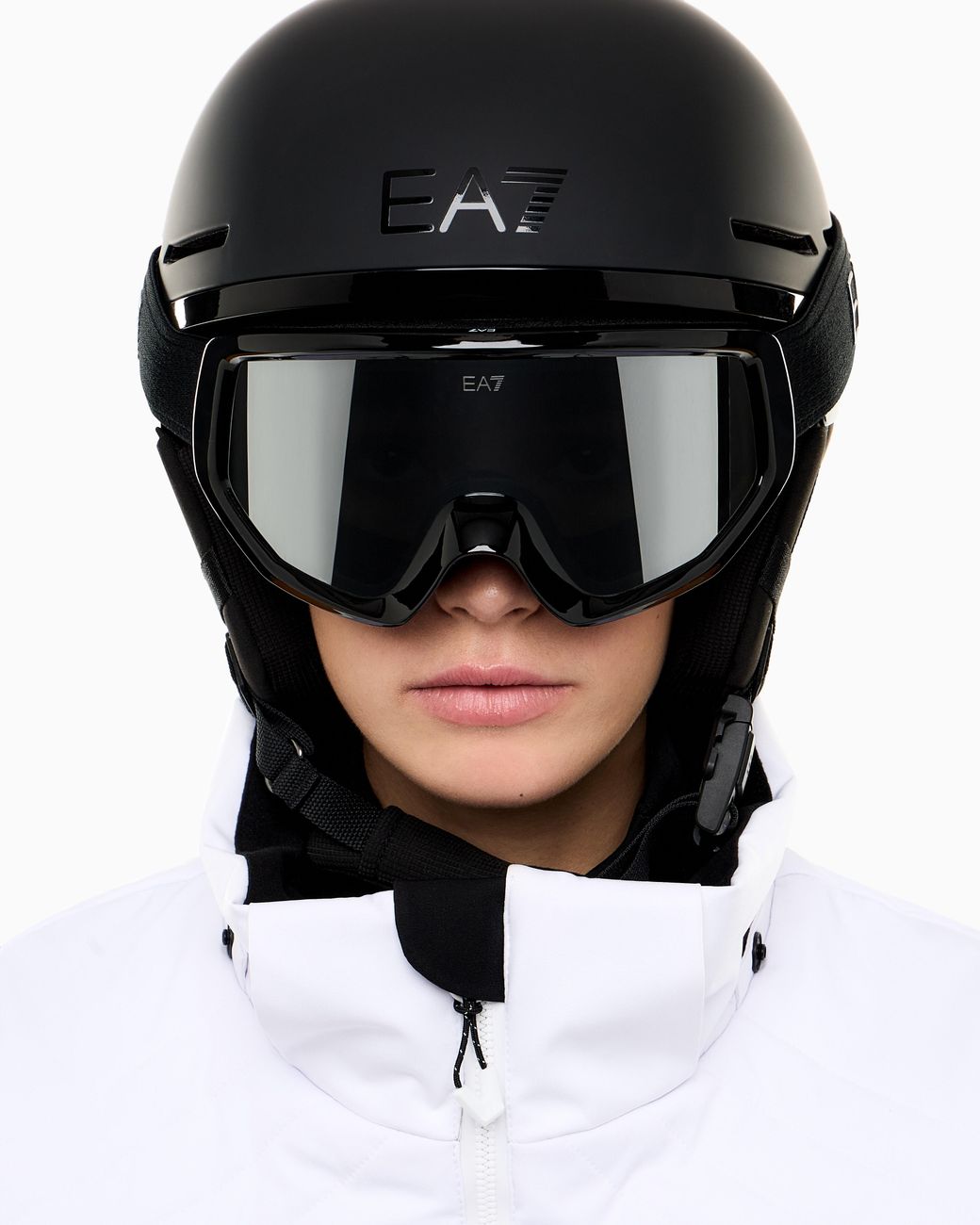 EA7 Black Vortan Ski Helmet