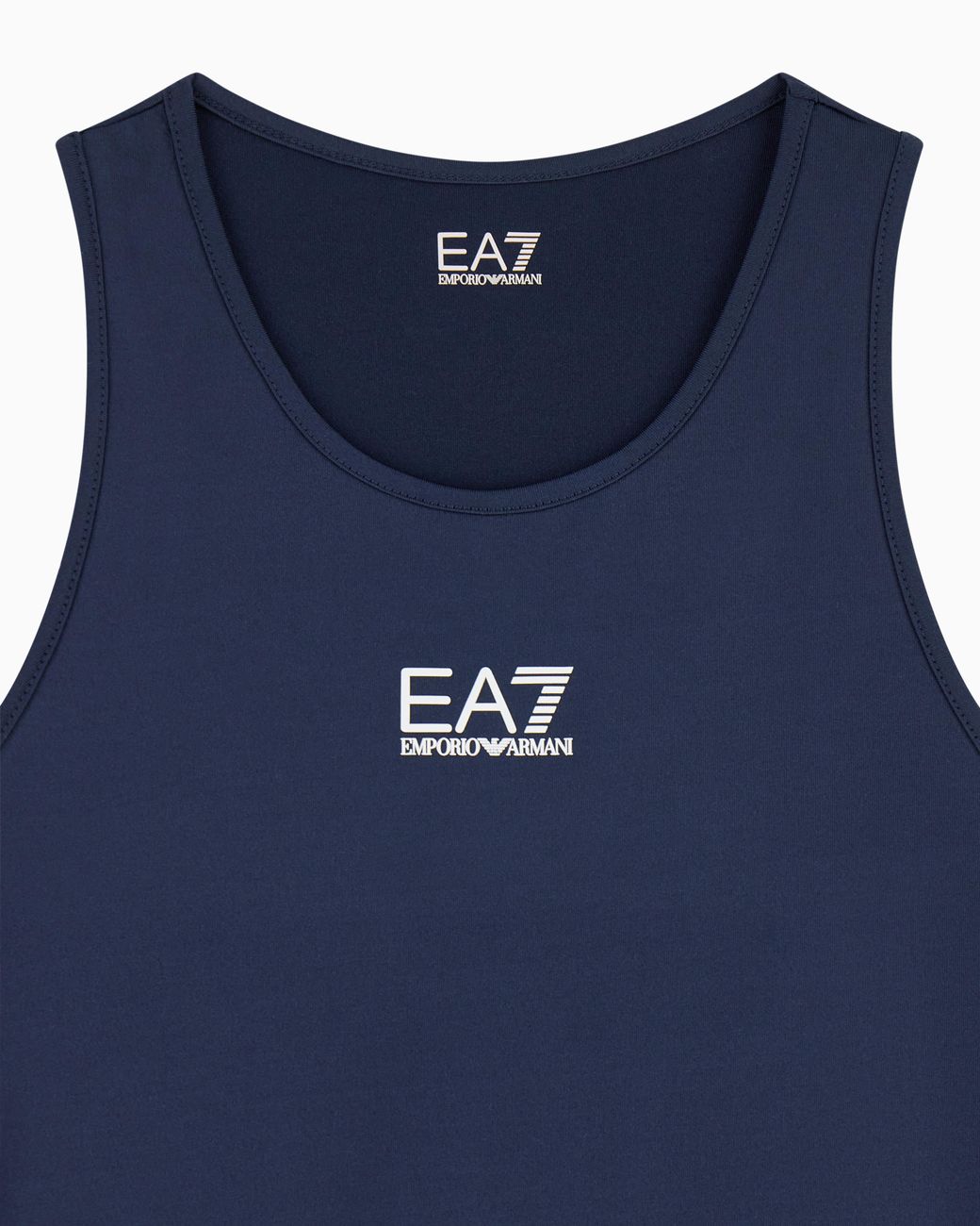 EA7 Blue Breathable Technical Top With Stretch For Tennis Pro