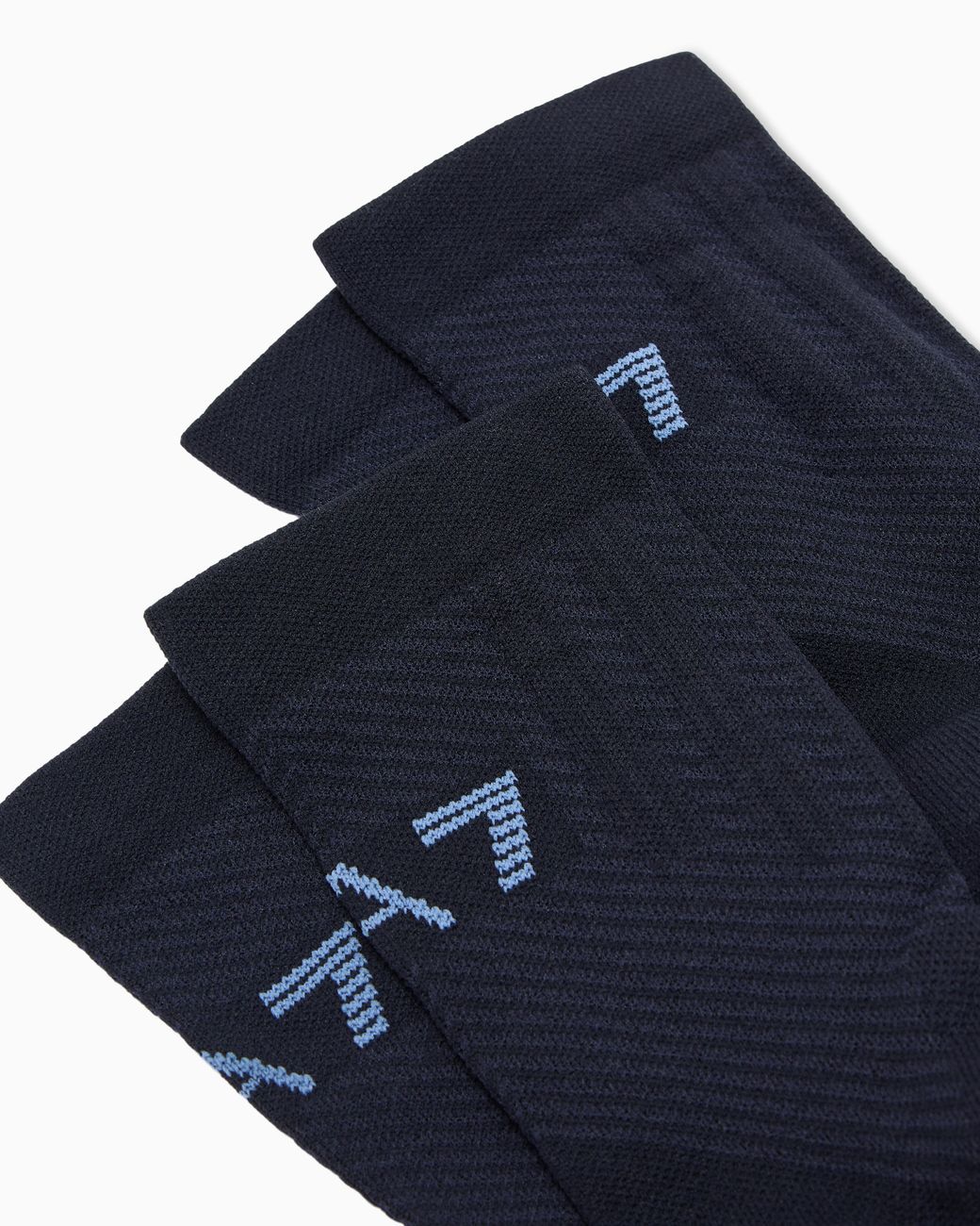 EA7 Blue Ankle Socks With Reinforced Heel New Running Socks 2/Pack