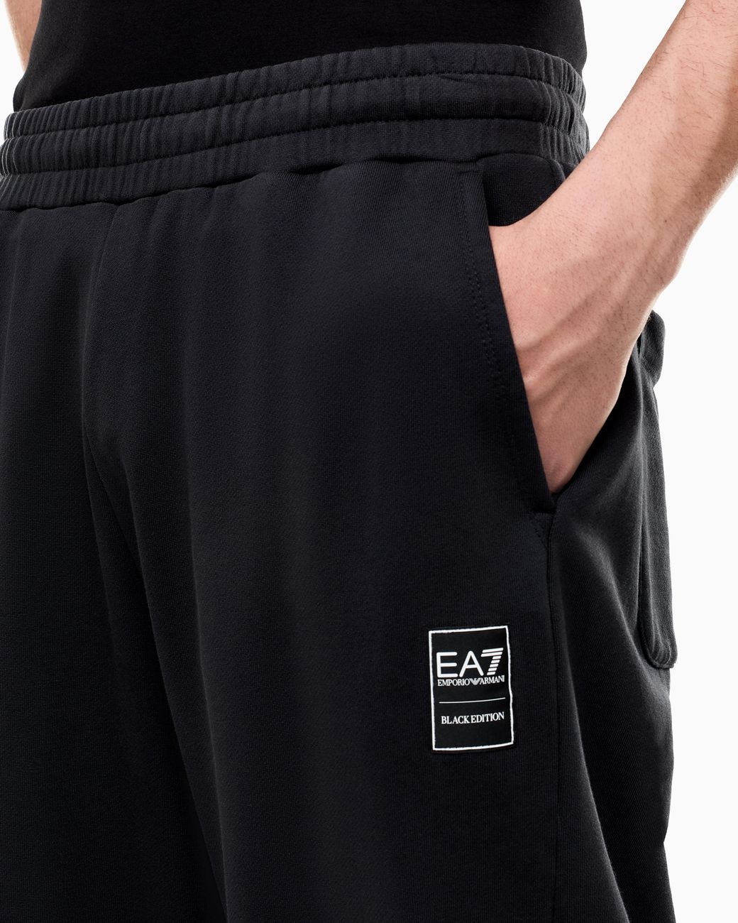 EA7 Blue Trousers & Oversized Cotton Jersey for men