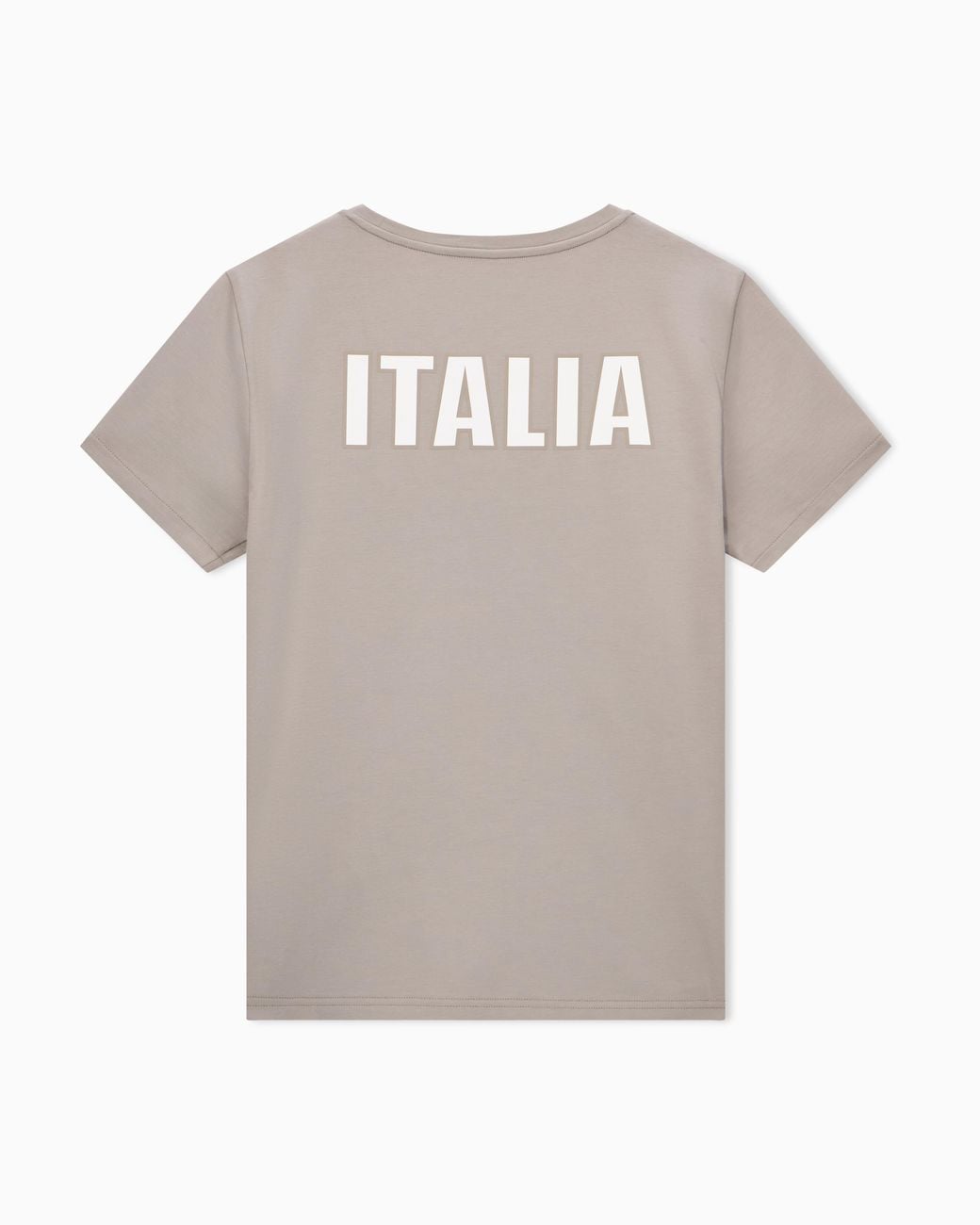 EA7 Gray Fisi Collection Stretch-Jersey Crew-Neck T-Shirt