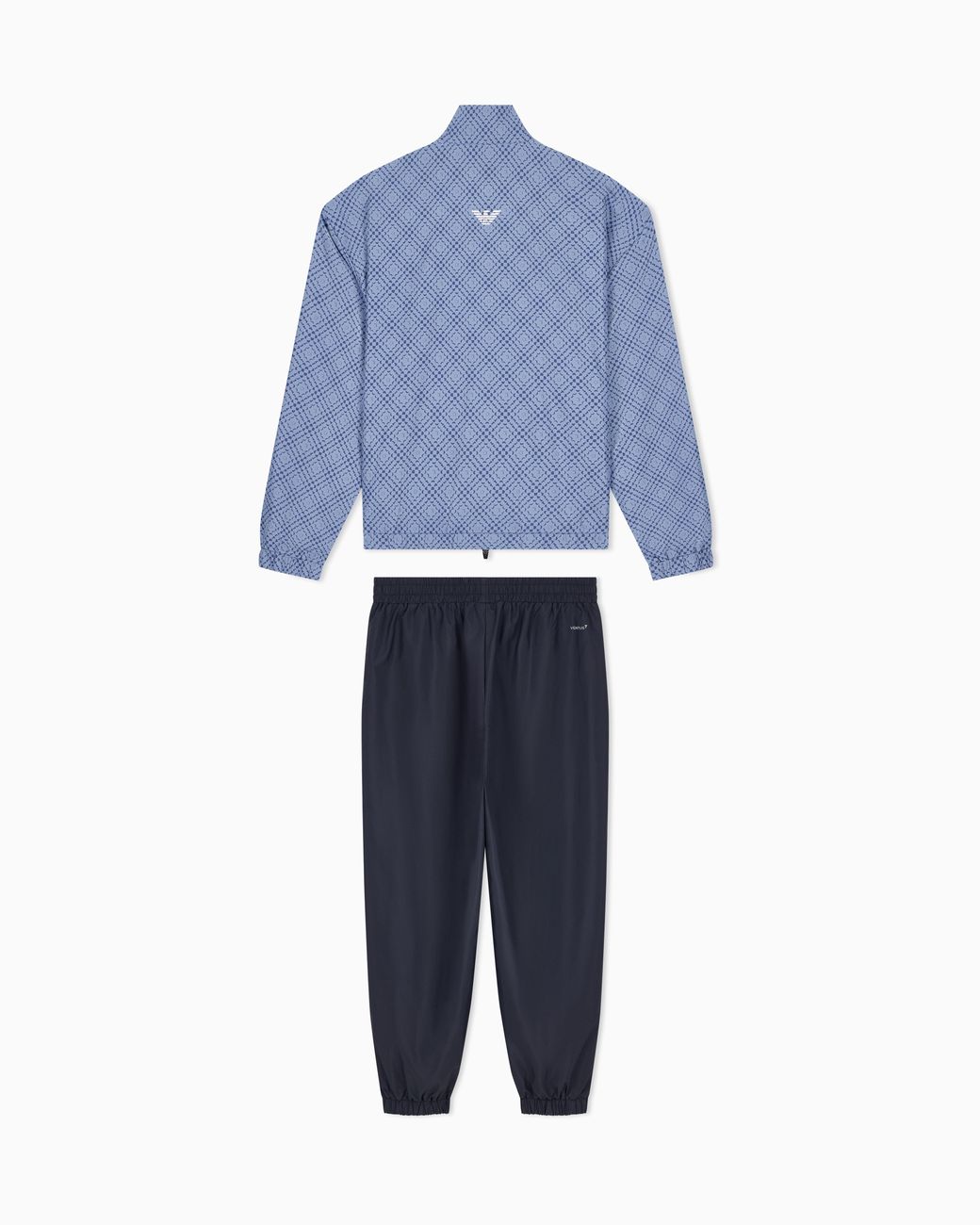 EA7 Blue Oversized Tracksuit Tennis Pro With Full Zip And Graphic for men