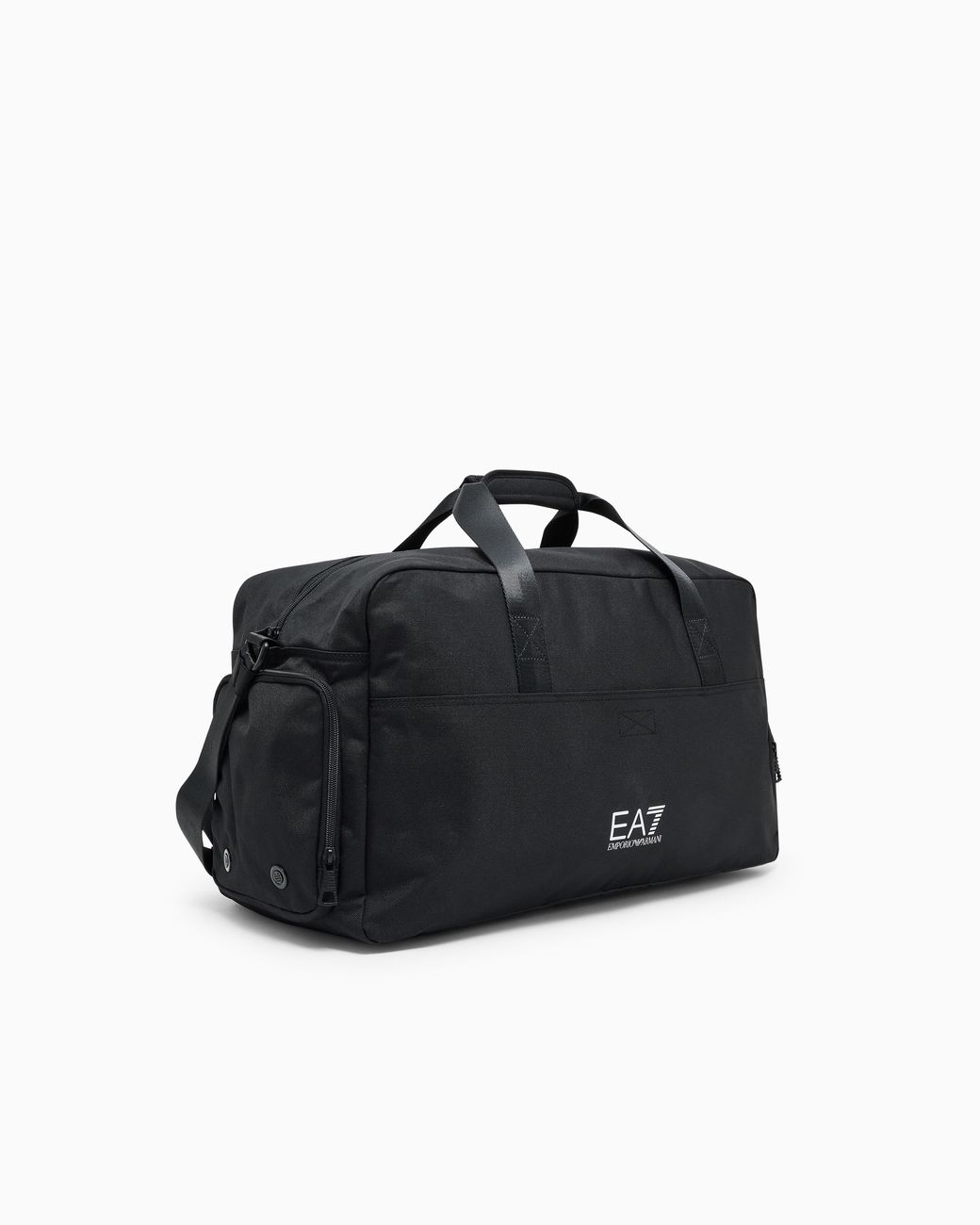 EA7 Black Train Core Medium Gym Bag With Oversized Logo