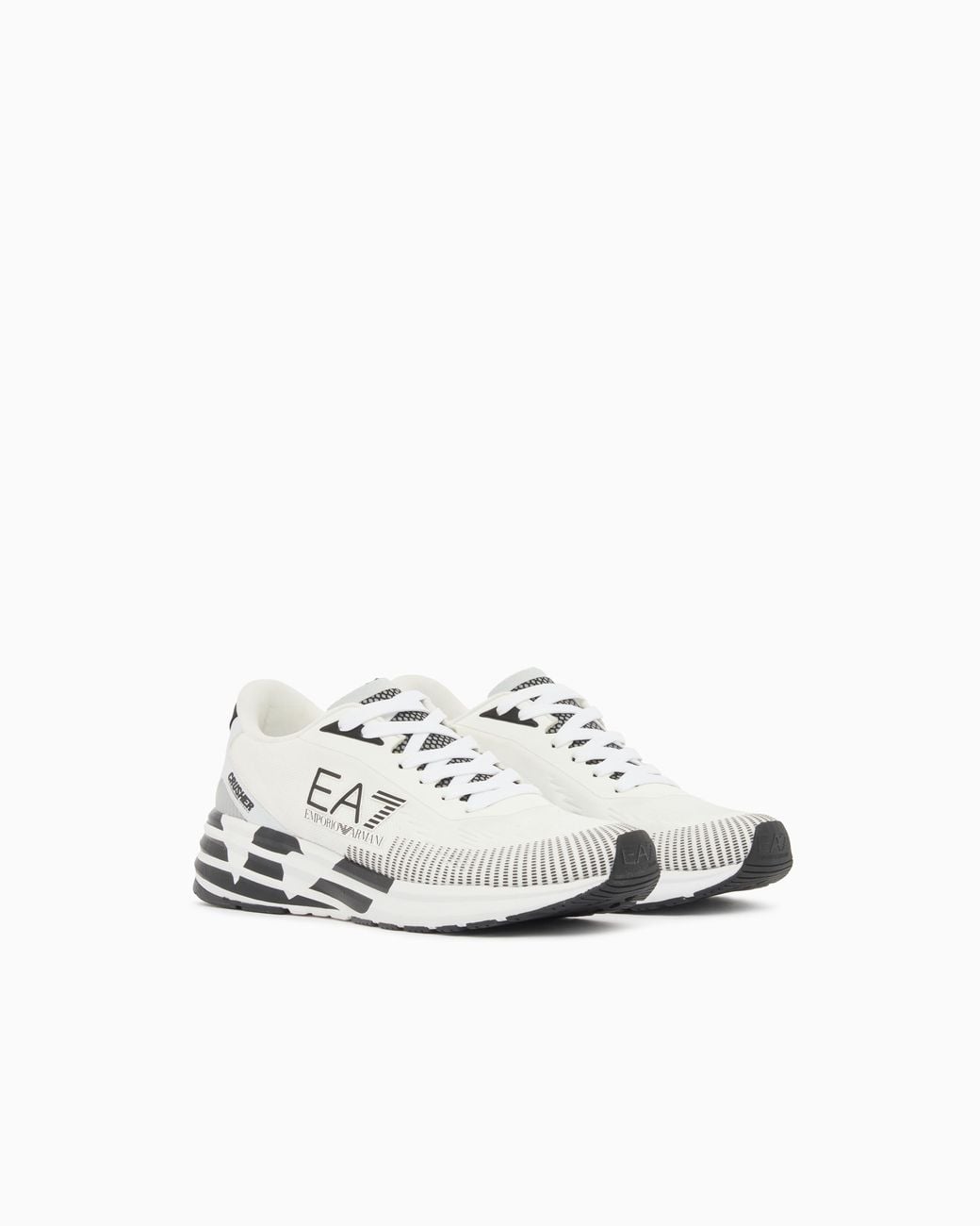 EA7 White Sneakers Crusher Distance