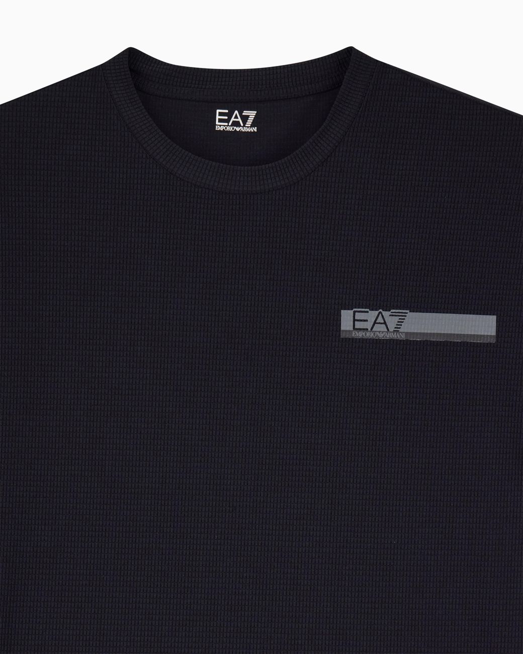 EA7 Blue Oversized T-Shirt Urban Utility With Long Sleeves for men