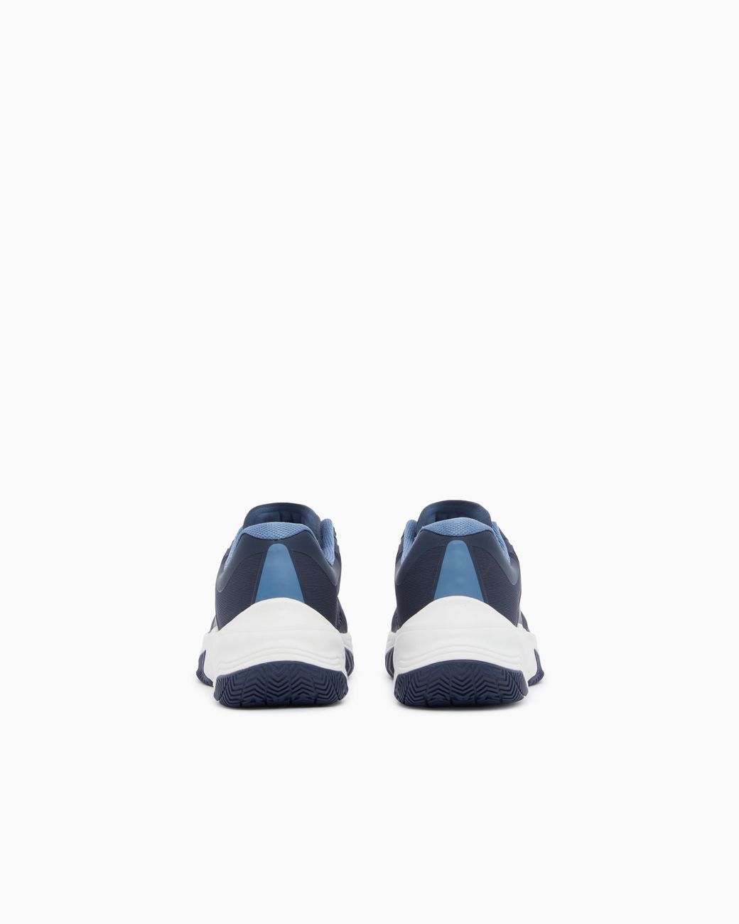 EA7 Blue Running Sneaker With A Breathable Mesh Upper New Padel