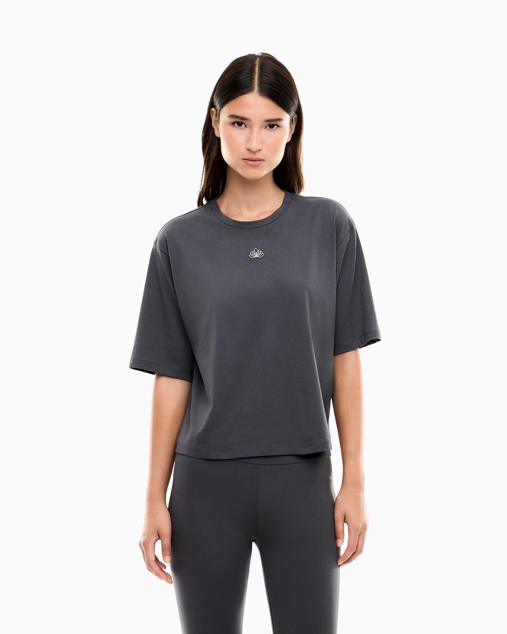 EA7 Blue Oversized Boxy T-Shirt Vigor Fullness
