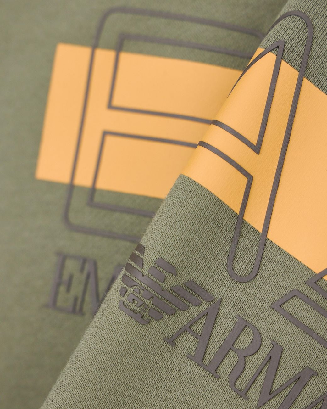 EA7 Green Regular Fit Hoodie Visibility for men