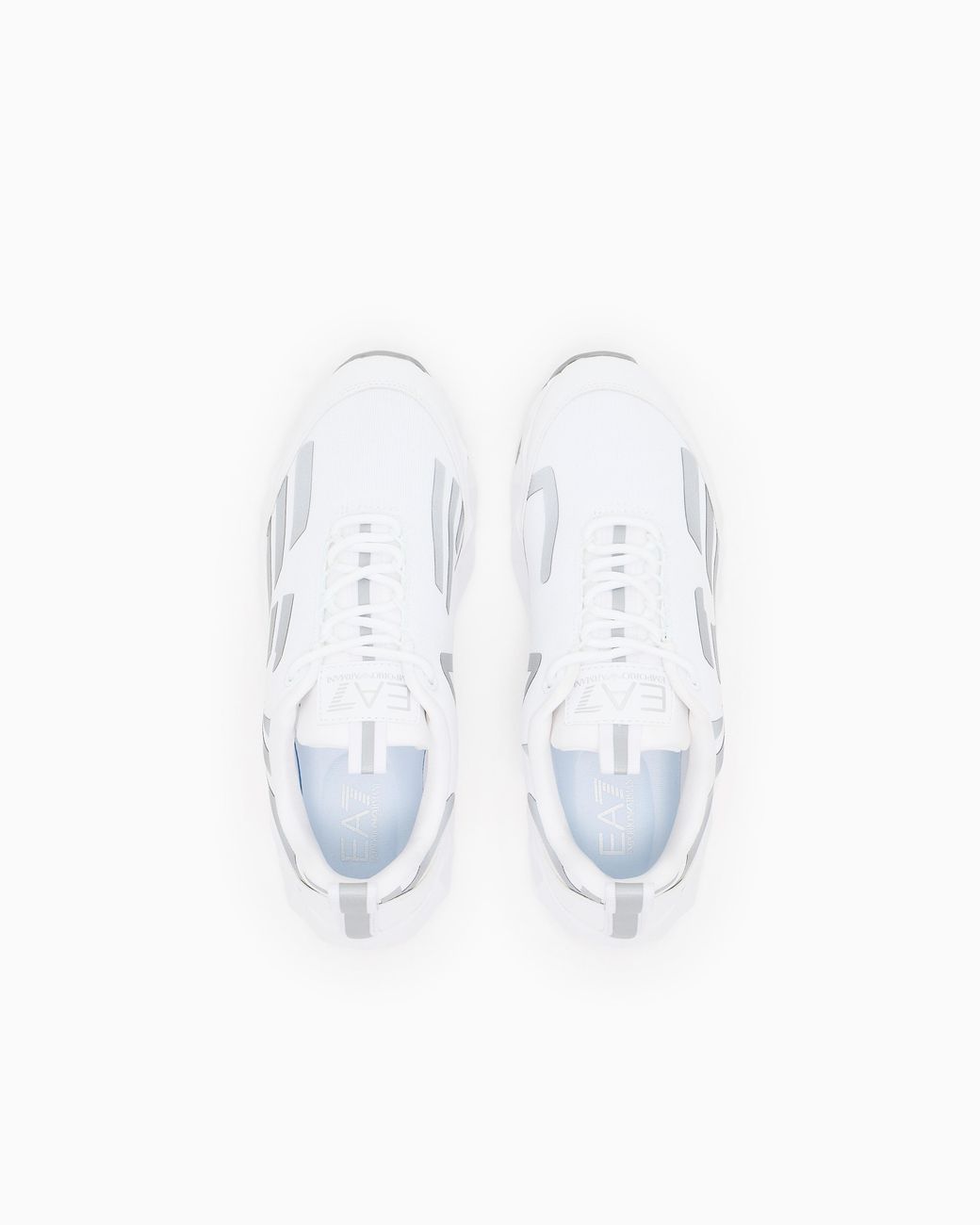 EA7 White Running Sneaker With Ultralight Sole Ultimate C2 Kombat New