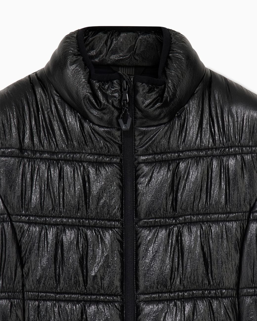 EA7 Black Blouson Jacket Ski With Regular Fit And Lightweight Padding