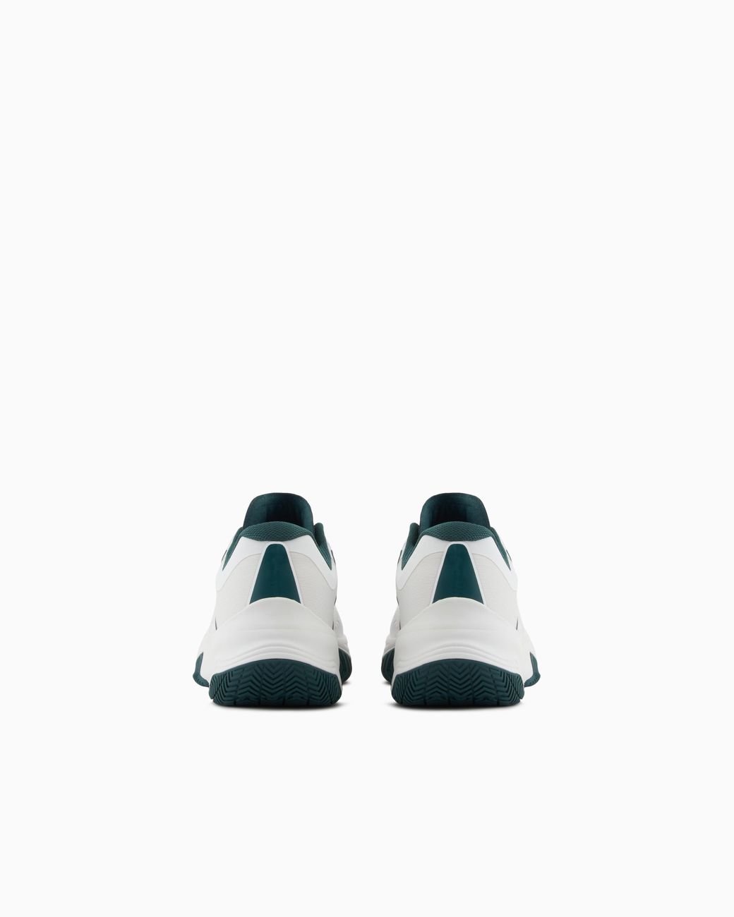 EA7 White Running Sneaker With A Breathable Mesh Upper New Padel